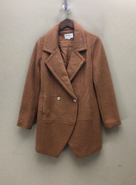 品牌折扣  毛呢大衣潮款 G23-L1241切