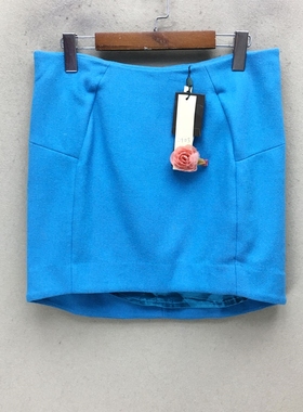 品牌折扣 已改毛呢短裙潮款 G22-K2903