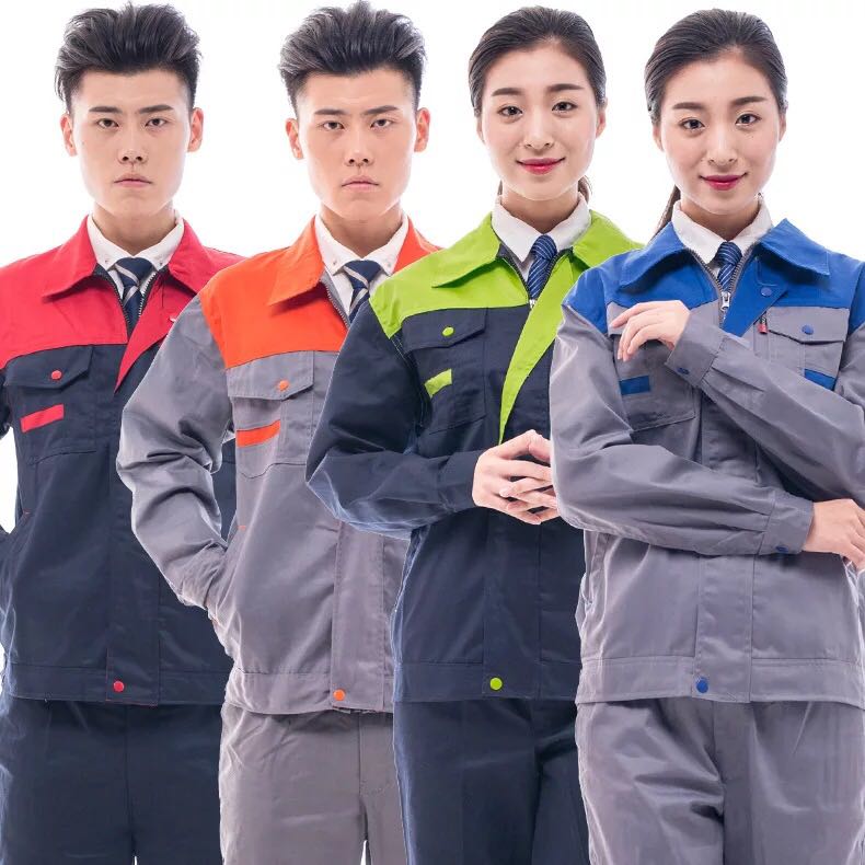 纯棉连体工作服男防静电焊工防烫汽修耐磨工装防尘劳保演出船员服