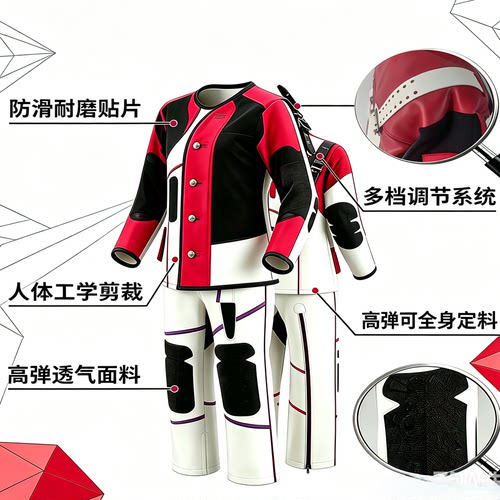 华賽德射击服定制训练比赛装备