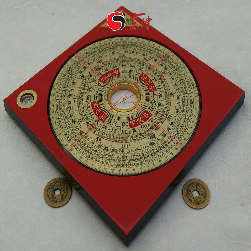 原装台湾金玉堂风水罗盘6寸2沈氏玄空盘12层官天池波丽面m272081