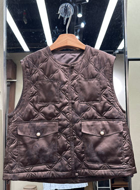 欧洲站2026秋季新款棉服女马甲