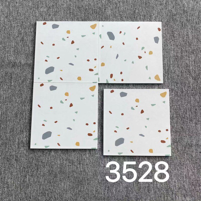 厨房卫生间水磨石瓷砖300x300客厅餐厅简约墙砖阳台浴室防滑地砖