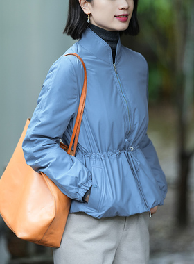 G23D-039【万里浮云】瓷片高端复古文艺3M新雪丽棉短款棉服棉衣