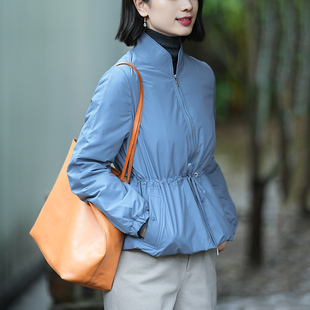 瓷片高端复古文艺3M新雪丽棉短款 万里浮云 棉服棉衣 039 G23D