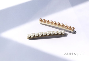 雪豆小珍珠边夹刘海夹侧边夹韩国发卡网红一字夹ins日系头饰品