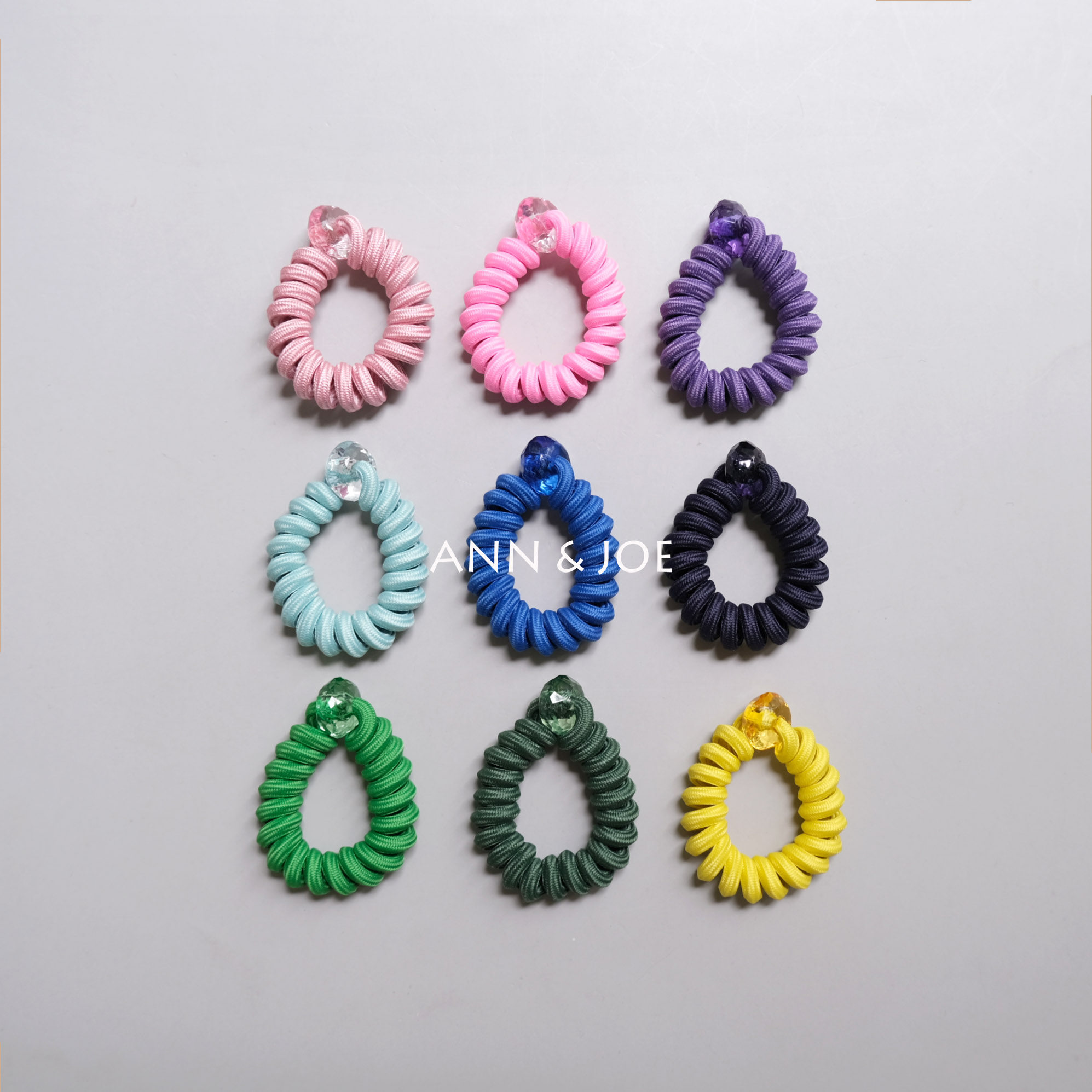 kknekki韩国进口纯色哑光发圈