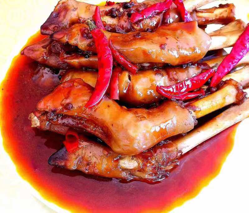 羊蹄陕北羊蹄延安麻辣羊蹄陕北玖门蹄都2只装3袋起包邮