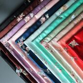 真鱼清汉女马夹裙装 居家年服布料刺绣金玉满堂缎面料布艺散剪 唐装