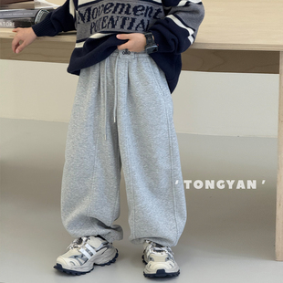 子秋装 潮酷儿童运动裤 2025新款 男孩长裤 帅 中大童百搭休闲裤 男童裤