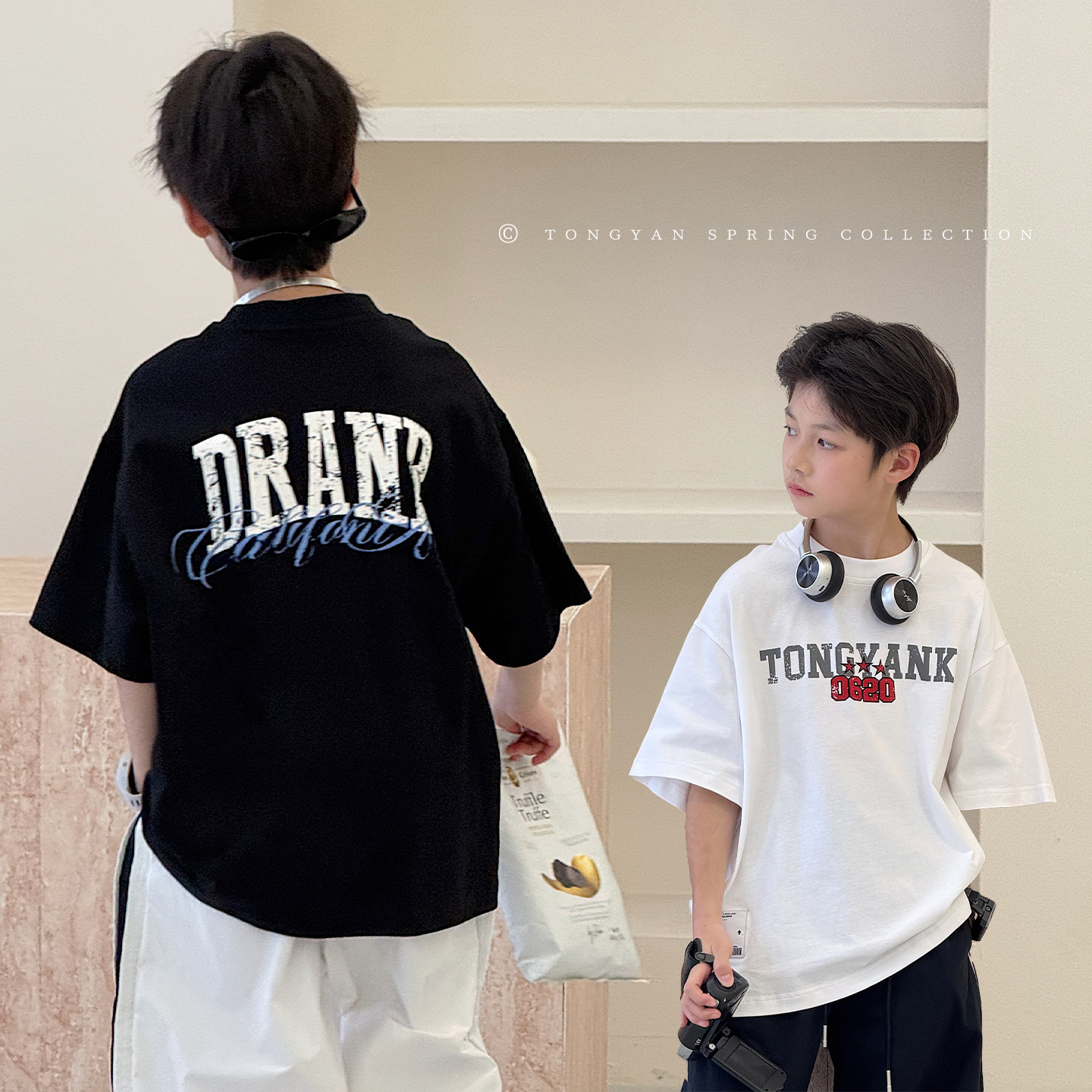 童装男童短袖T恤2026夏装新款儿童薄款上衣纯棉中大童洋气半袖潮