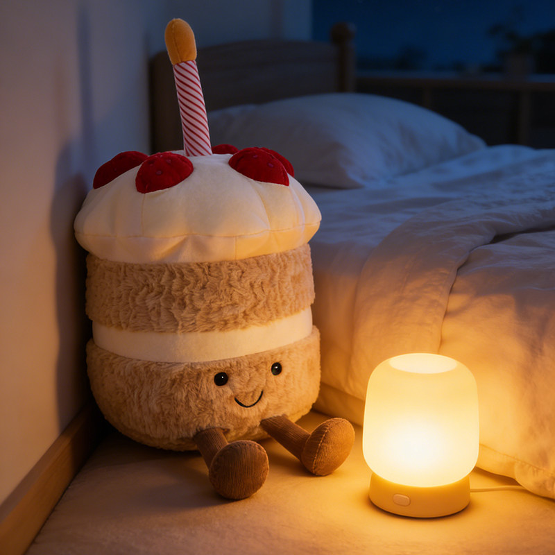 日本生日蛋糕系列毛绒玩具可爱呆萌玩偶仿真蛋挞公仔仪式感礼物女