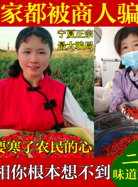 红枸杞非宁夏特级500g正宗免洗大颗粒构杞子泡水男茶肾散装中宁苟