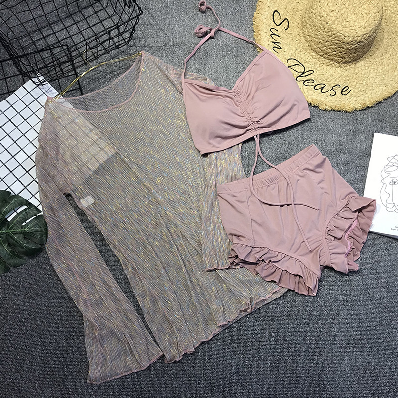 泳衣女分体显瘦遮肚比基尼性感