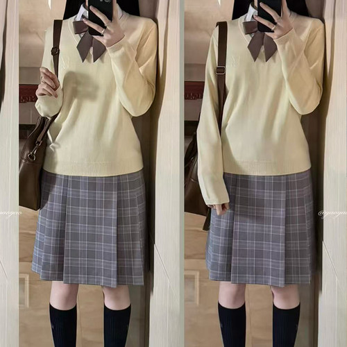 堇日系JK毛衫毛衣校服