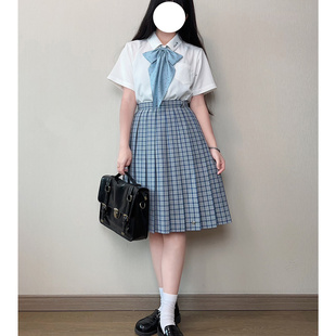 裙半身裙校园风格 中牌制服馆 蕙岚JK制服格裙学院风百褶裙中长款