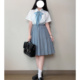 裙半身裙校园风格 中牌制服馆 蕙岚JK制服格裙学院风百褶裙中长款