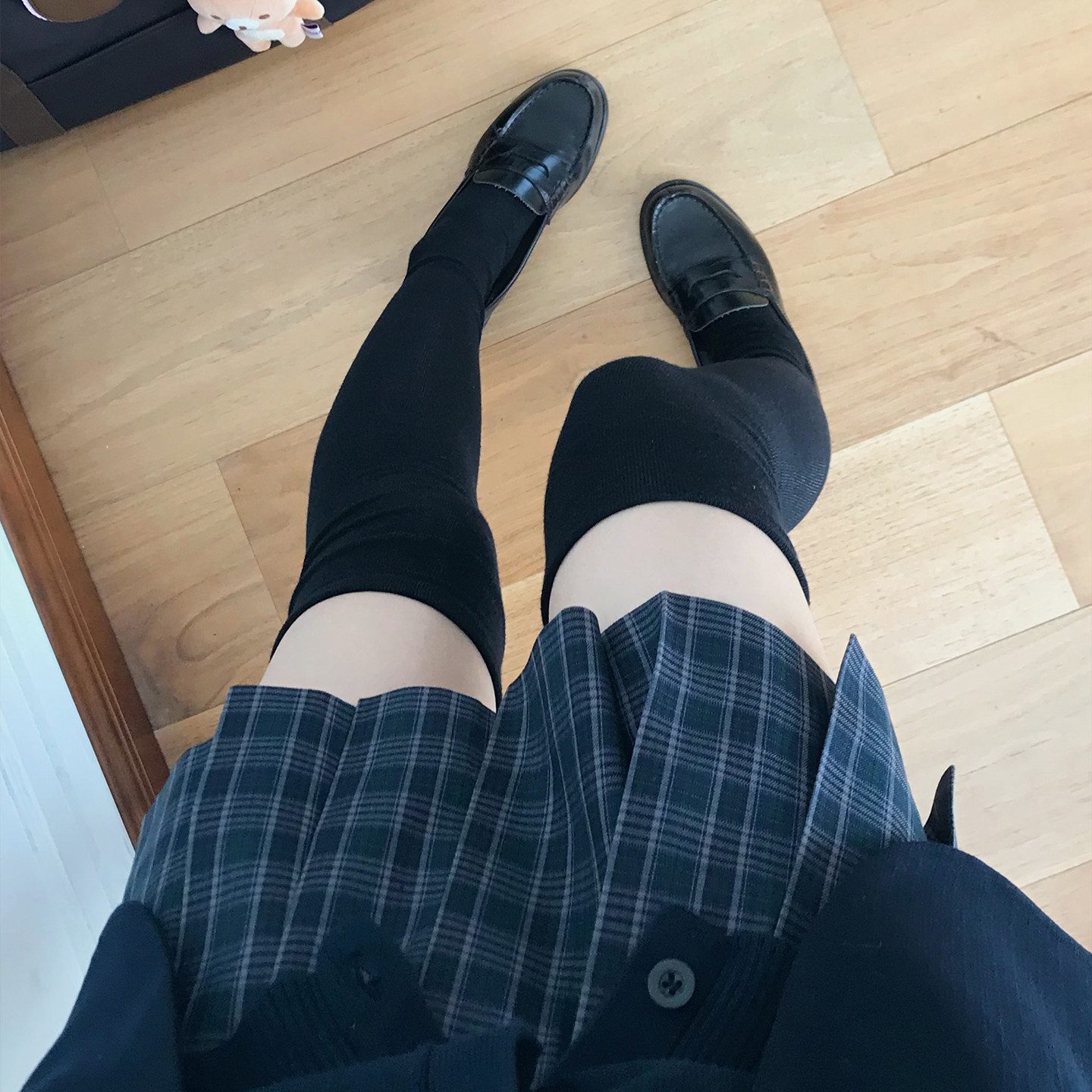 中牌制服馆JK格裙暮蓝原创TR校供感JK制服百褶裙秋冬学院风半身裙