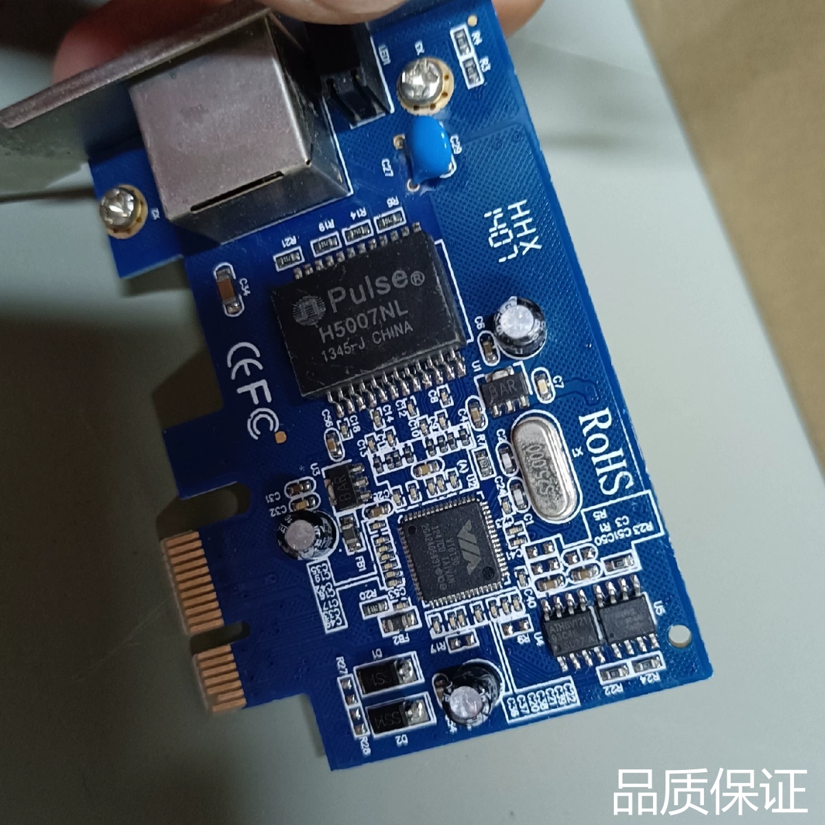 适配拆机PCI-E网卡 VT6130 几百个增霸卡V7 PCI-询价