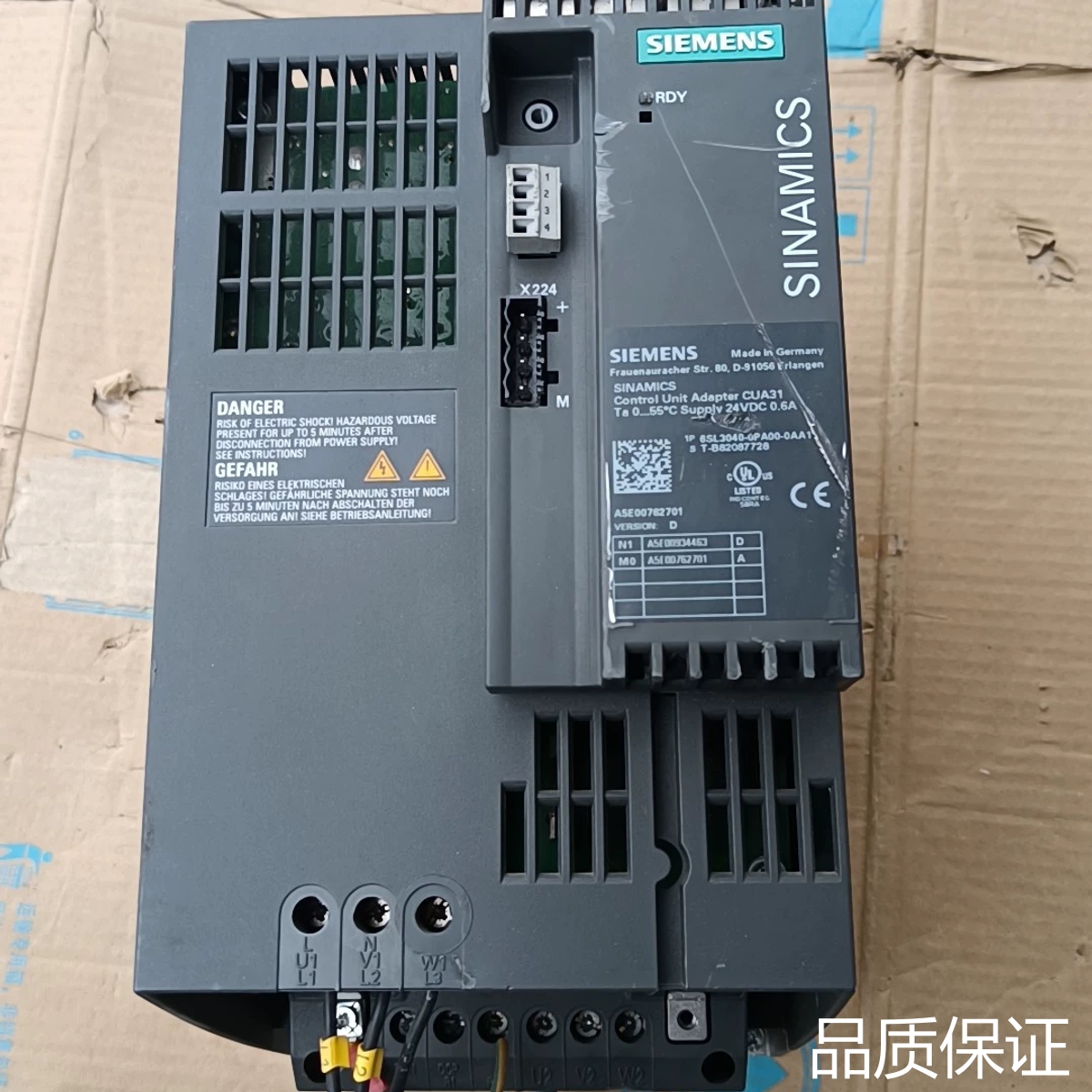适配西门子变频器，型号6SL3210-1SE16-0UA0，二手询价