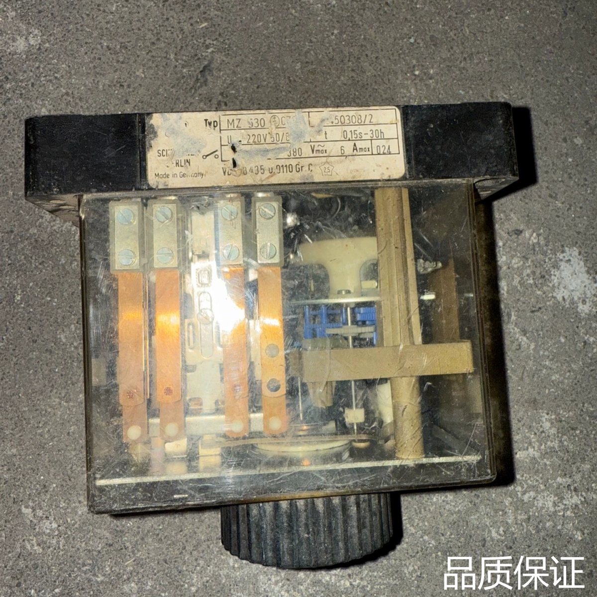 适配铁盒子里的时光，老东西！德国制造的MZ S30时间继电器，2议