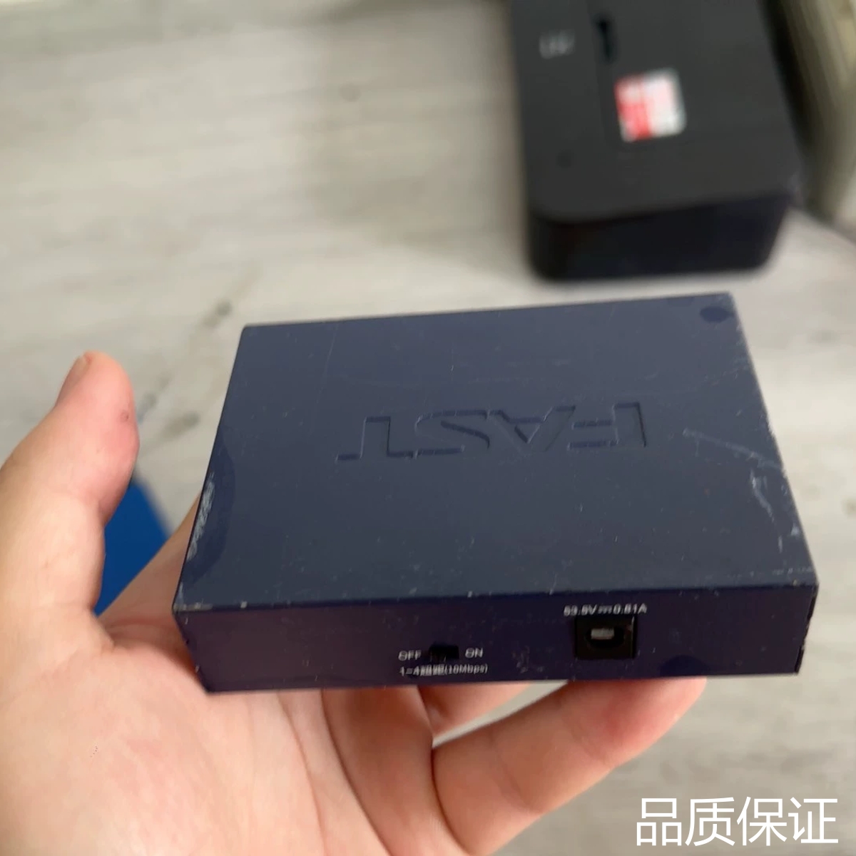 适配FAST迅捷FS05CP 5口百兆POE交换机，成色如图议价