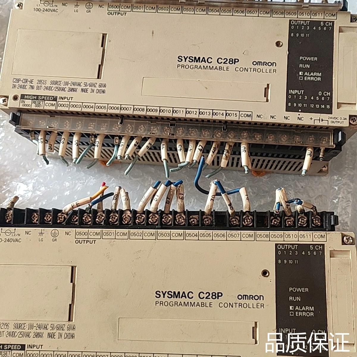 适配欧姆龙PLC SYSMAC c28p，原装拆机，成色如图，不询价