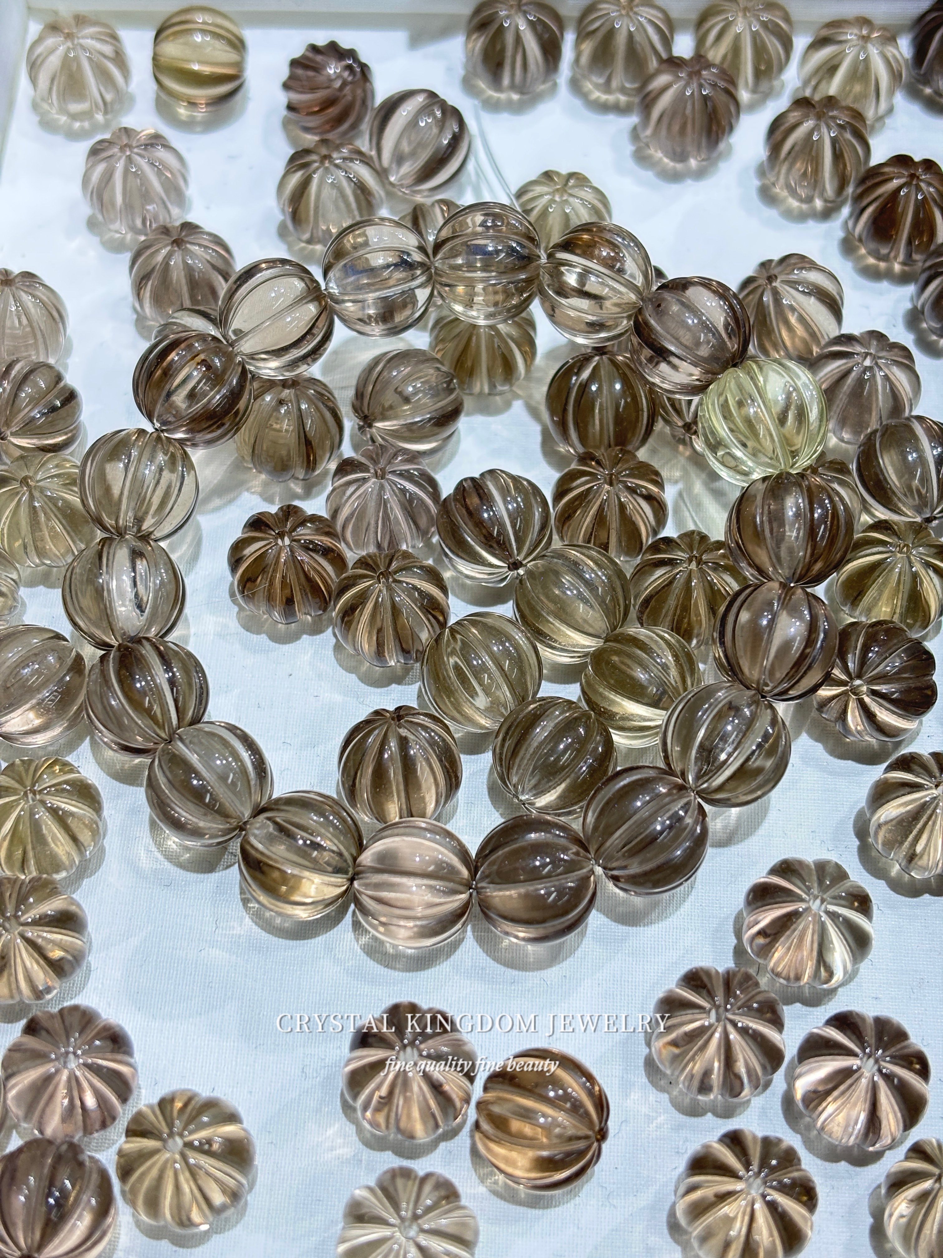 天然茶晶南瓜珠净体diy原创手链吊坠车挂项链幸福吉祥朋友礼物,饰品/流行首饰/时尚饰品新,DIY配件,淘宝优惠券,粉丝福利购,淘宝优惠卷