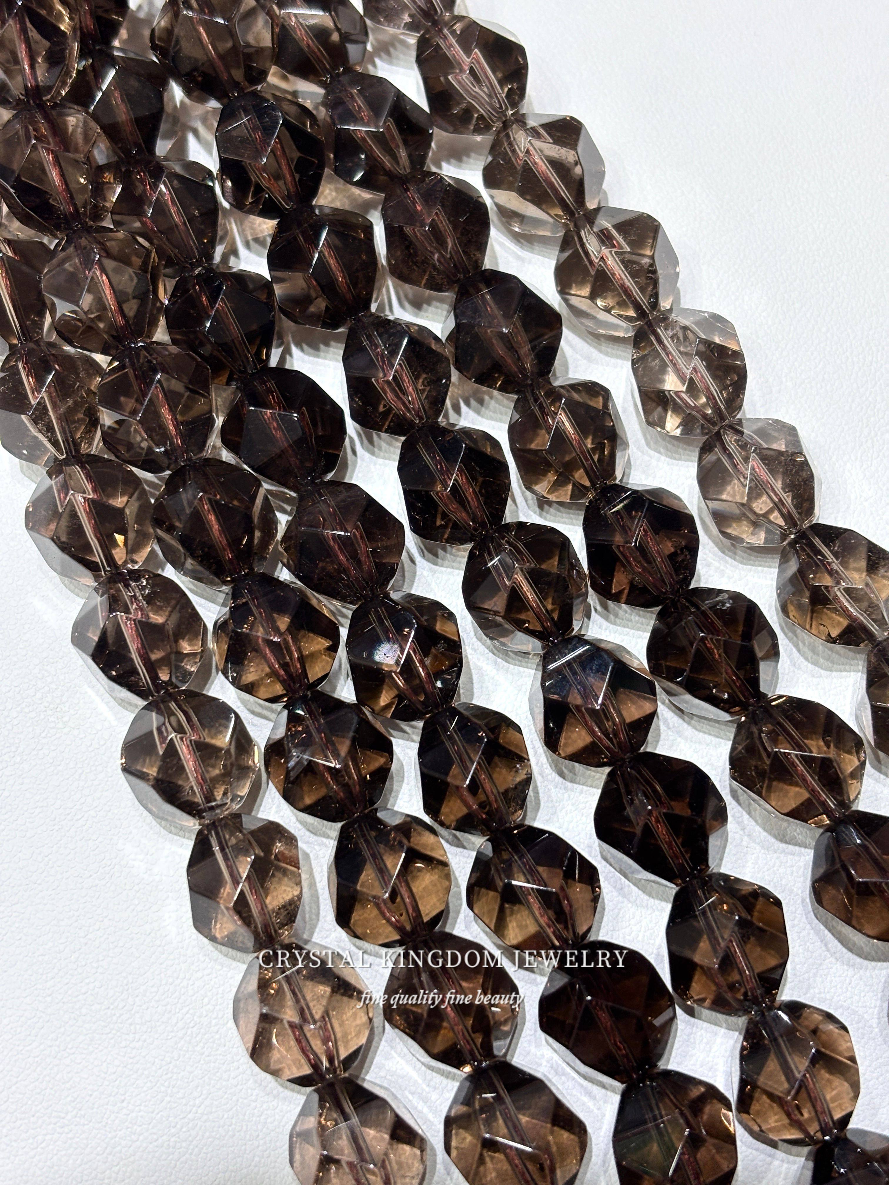 天然茶水晶钻石切刻面珠串珠半成品散珠单珠diy原创手串链配珠,饰品/流行首饰/时尚饰品新,DIY配件,淘宝优惠券,粉丝福利购,淘宝优惠卷