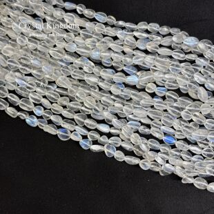 天然月光石随形散珠diy串珠手工珠子编织项链锁骨链高品质半成品