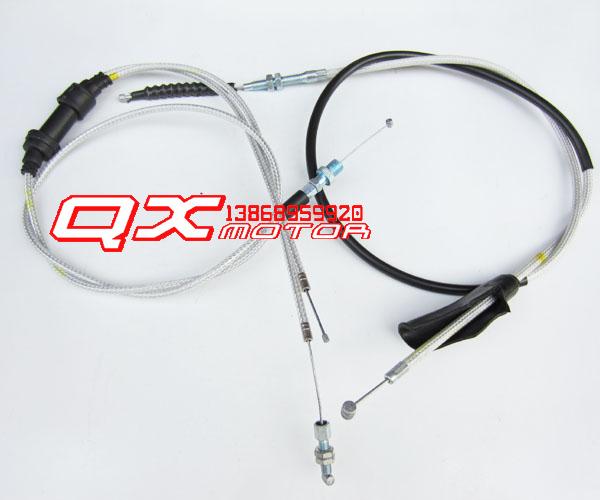 CQR正林X2白菜T2/T4波速尔MX6越野摩托车改装双油门线离合线拉线
