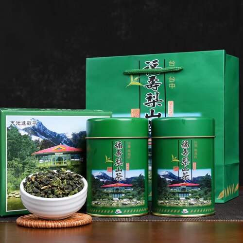 台湾高山乌龙茶 福寿梨山茶新茶 梨山茶冬茶可冷泡高冷茶礼盒装