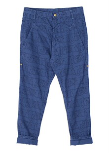 真的很显瘦!日系贵牌MB宇津木经典款个性印花显瘦哈伦裤休闲裤女