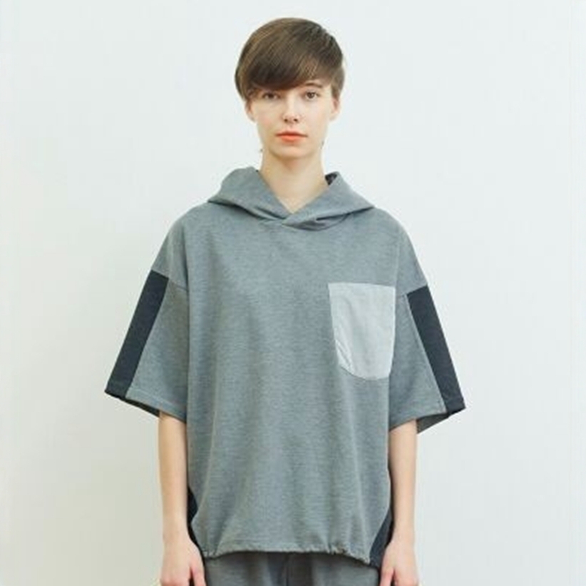 量少彩色拼接短袖T恤FRAPBOIS