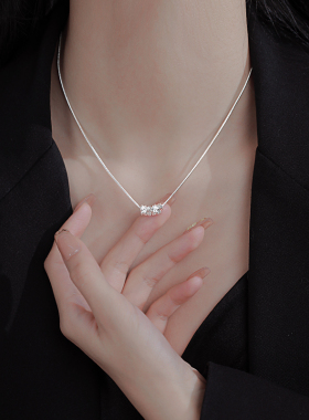 Z小姐不规则碎银子项链女