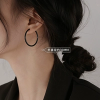 Черная маленькая серебряная игла для влюбленных, серебро 925 пробы, 30mm