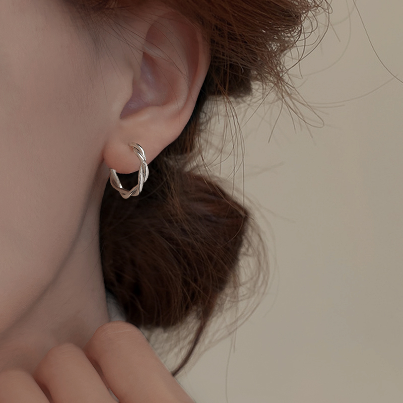 z小姐日韩纯银女麻花编制