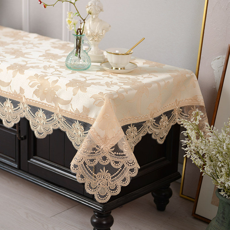 速发欧式电视柜桌布防水轻条高级感防水茶几桌奢长布防尘桌旗,居家布艺,桌布,淘宝优惠券,粉丝福利购,淘宝优惠卷
