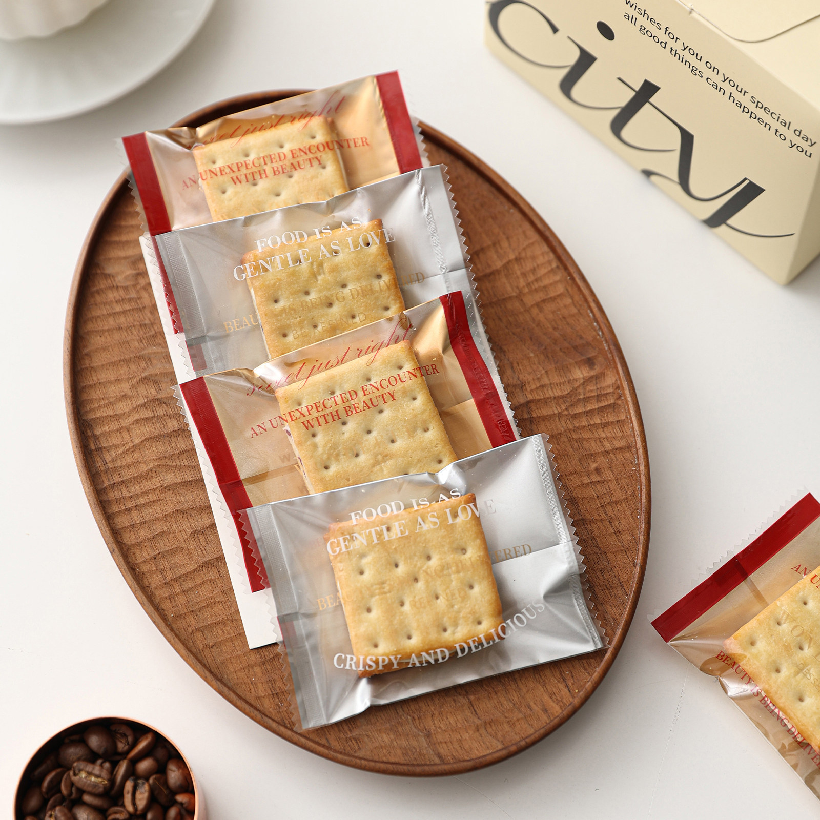 圣诞节饼干包装袋手工雪花酥机封袋烘焙点心牛轧糖杏仁酥曲奇袋子