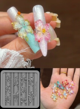 FingertipWorker｜猪猪新款冰花美甲模具