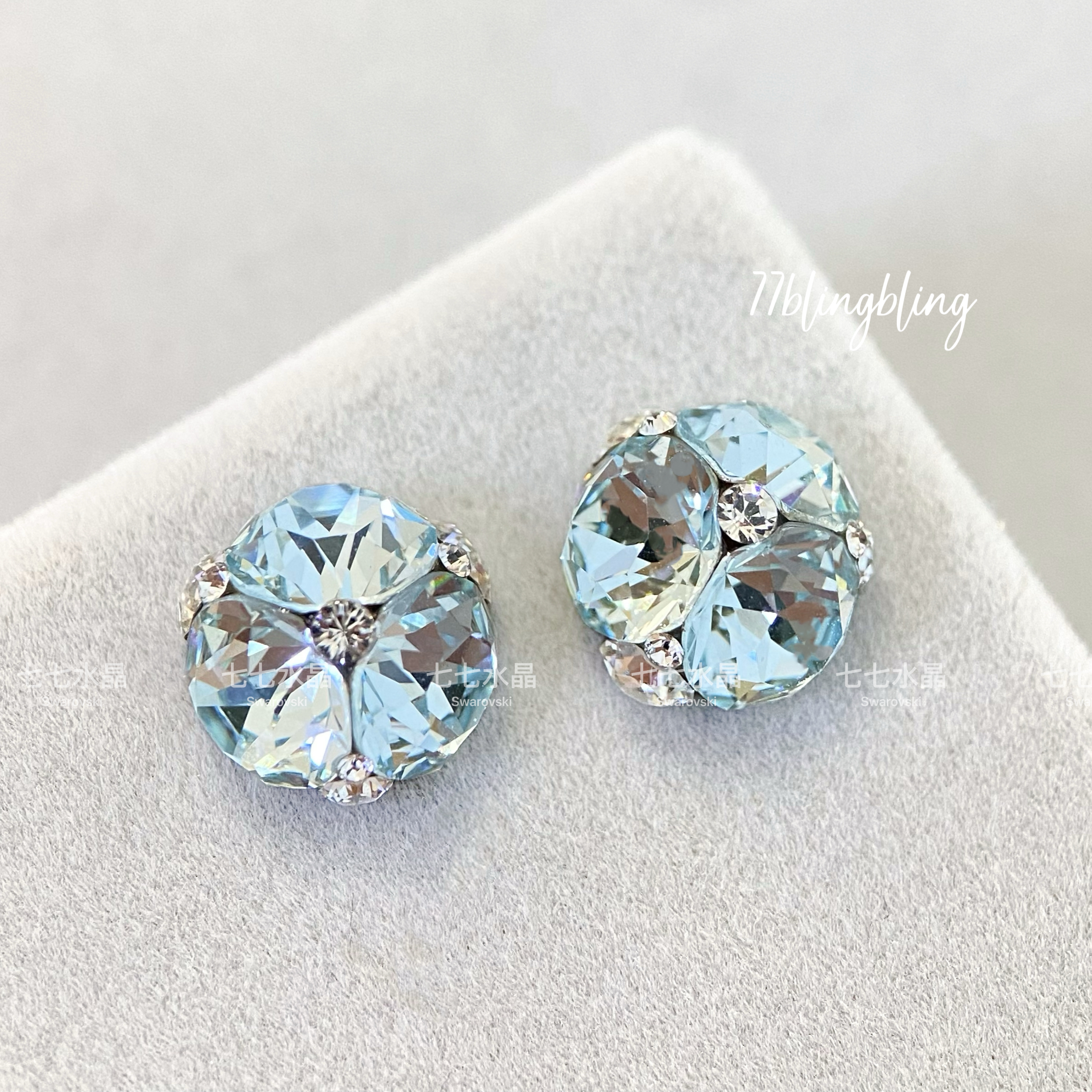 正品施家华子水晶ss29尖底圆钻Mao堆钻成品钻球美甲装饰饰品合集2