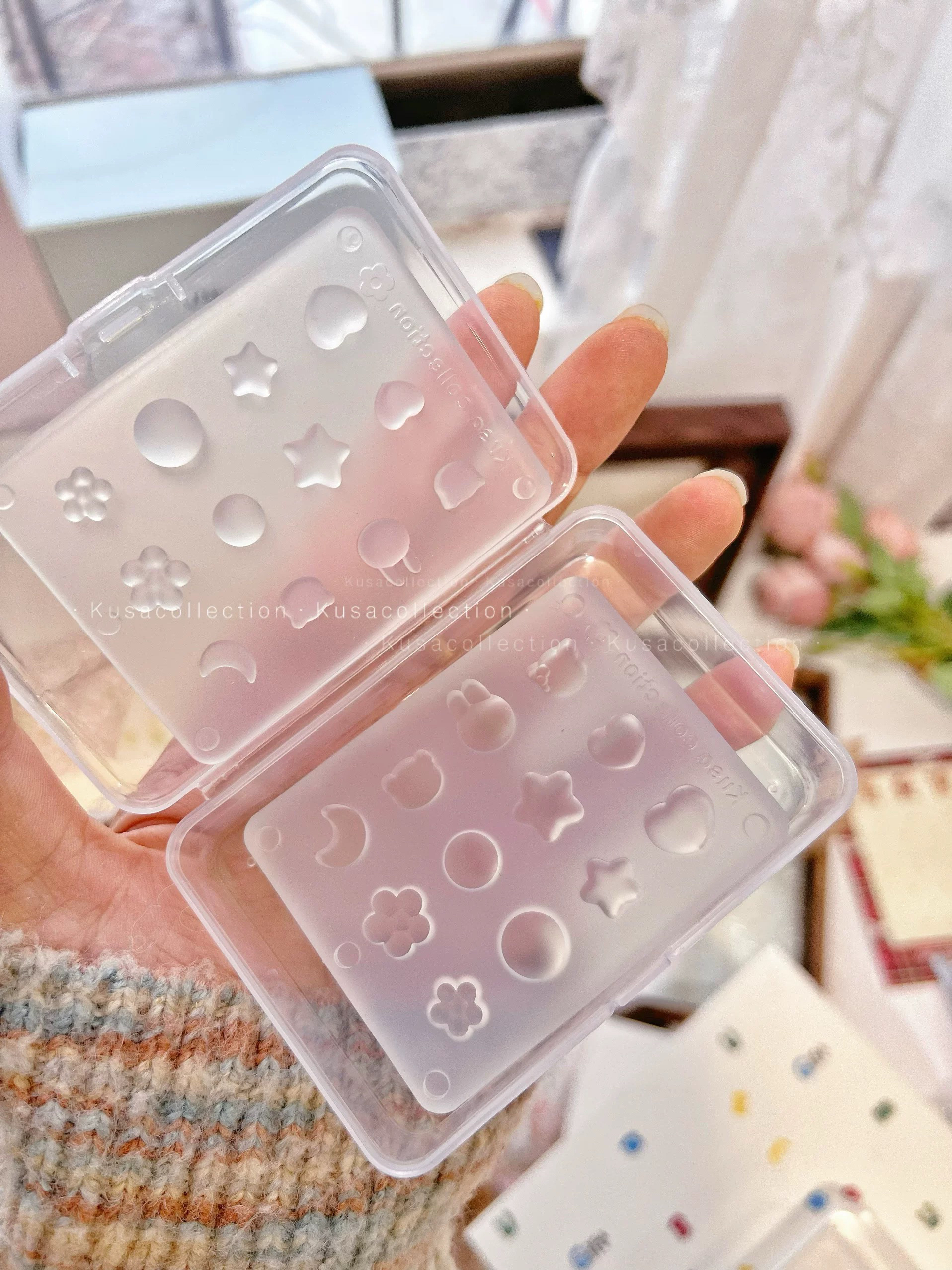 Kusacollection原创美甲模具水晶球兔子星星爱心diy穿戴甲模具