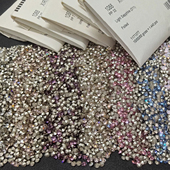 正品 施家水晶1088尖底圆钻4mm尺寸合集pp31指甲饰品堆钻diy耳钉