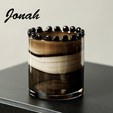 若纳Jona床头桌面垃圾桶高颜值个性创意玻璃茶几卧室家用迷你小桶