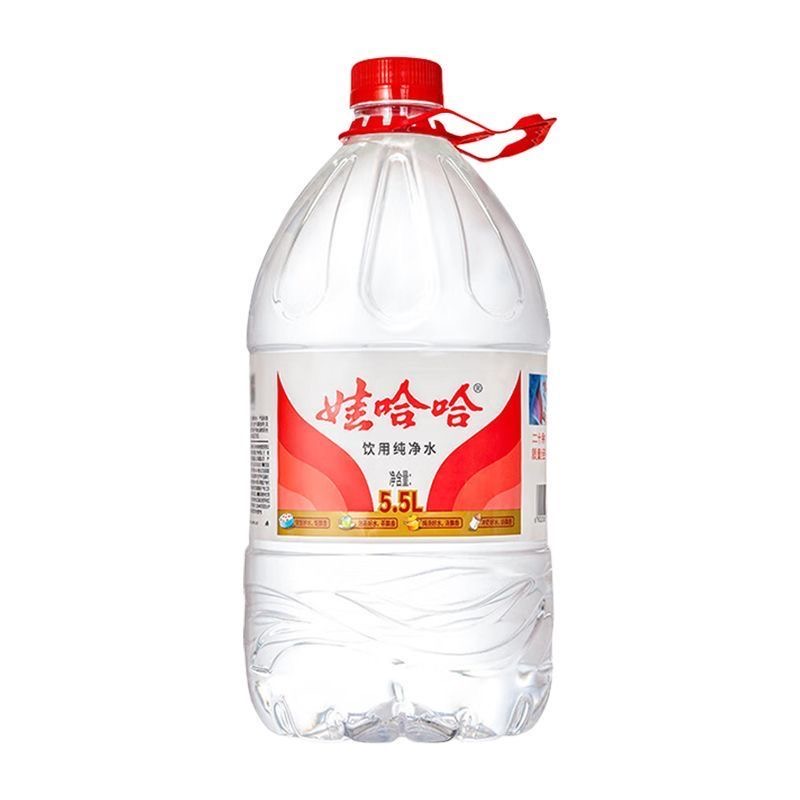 娃哈哈纯净水5.5L/4桶装