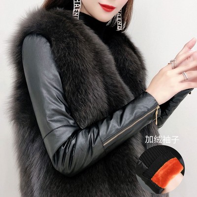 内搭棉毛衣搭皮草毛衣打底衫修身