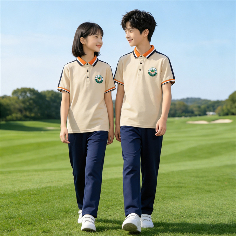 江西上饶市中小学生统一开学校服演出服套装初中高中夏季短袖新款