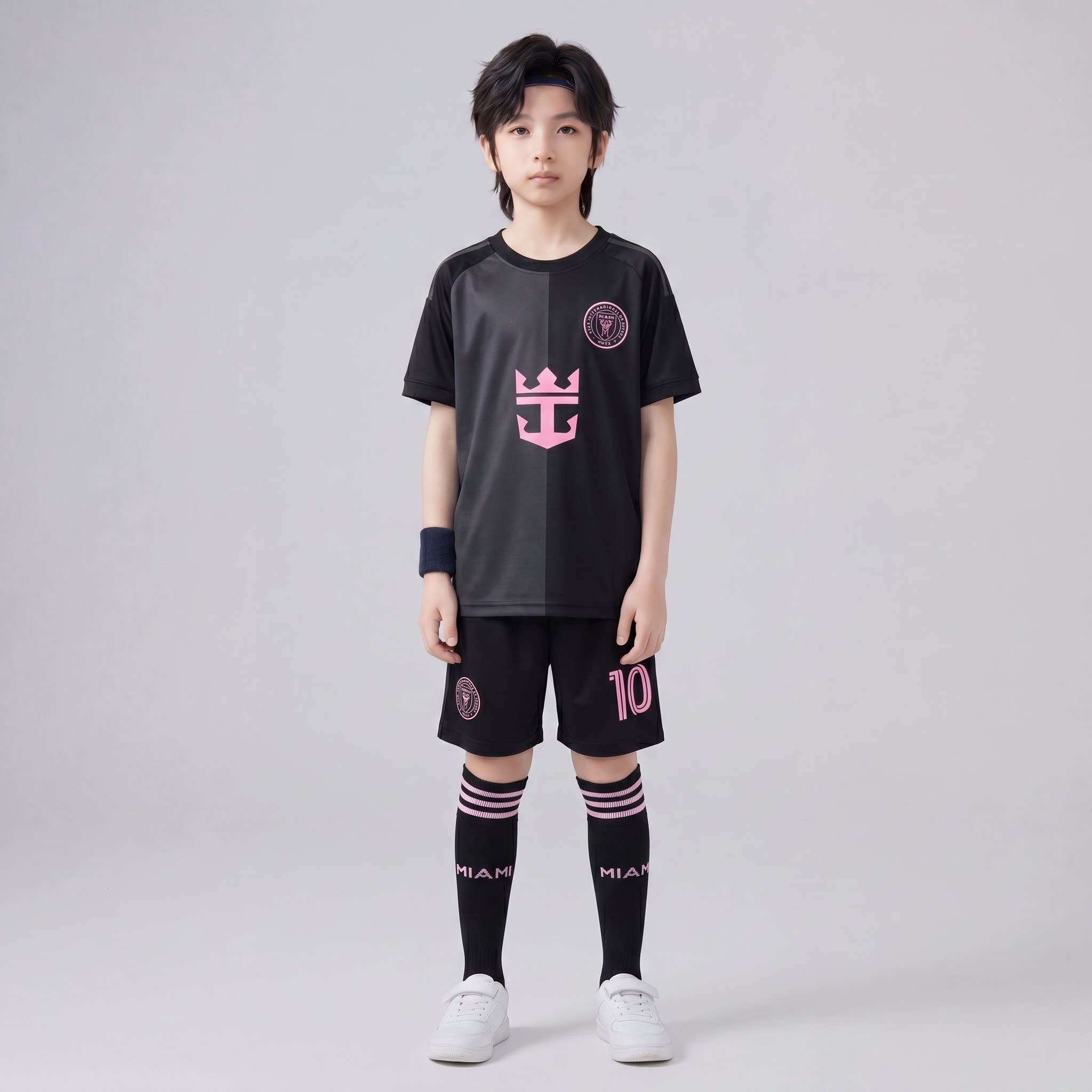 男童夏装短袖套装2026年新款中大童运动速干夏款球服儿童夏季10号
