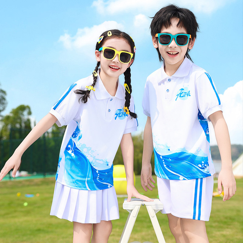 小学生校服班服幼儿园园服男女童夏季新款中大儿童学院风运动套装