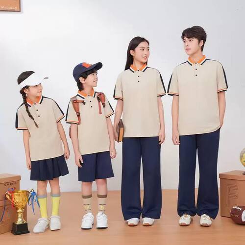 中小学生校服运动会演出服江西上饶市统一开学班服表演服夏季短袖